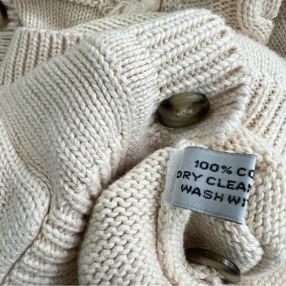 English Sports Shop Bermuda 100% Cotton Button Down Cardigan with Tassels - Picture 8 of 8